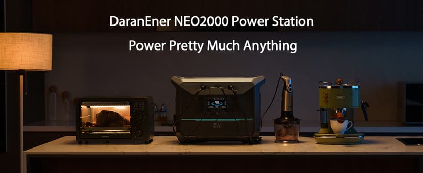 Portable Power Station 2000W, 2073.6Wh LifePO4 Battery Backup Station, 1.8 Hrs Fast Charging Solar Generator,Emergency Power Supply for Camping, Power Outage, Off-grid(Solar Optional)