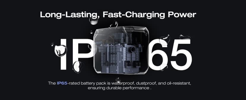 EF ECOFLOW Portable Power Station DELTA 3 Plus, 1024Wh LiFePO4 (LFP) Battery, 1800W AC/140W USB-C Output, Solar Generator (Solar Panel Optional) for Home Backup, Camping&RV