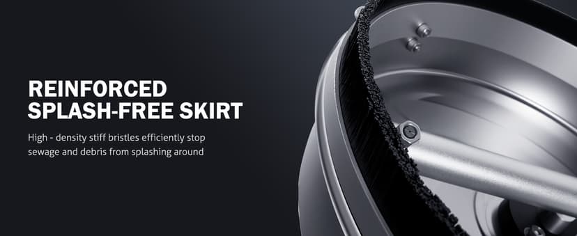 15" Pressure Washer Surface Cleaner with 4 Wheels - Stainless Steel Surface Cleaner for Pressure Washer Attachment for Concrete, Patio, Sidewalk, Deck, Driveways and Daily Washing - PWS 15