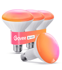 Govee Smart Light Bulbs, 1200 Lumens Dimmable BR30 Bulbs, RGBWW Color Changing Light Bulb, Flood Light Bulbs Work with Alexa, Google Assistant, WiFi & Bluetooth LED Bulbs, Music Sync, 2 Pack