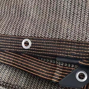 Shade Sail Sun Shade Cloth 9'9"x9'9" Rectangle Outdoor Canopy Outside Sunshade Awning Cover Privacy Screen Net UV Block for Patio Pergola Gazebo Porch Backyard Lawn Garden Outdoor Activities