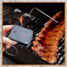 Meat Temperature Magnet & BBQ Smoker Guide - Pellet Grill Accessories - Wood, Time, & Temp - Grilling Gifts for Men