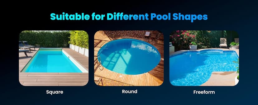 Hydro 4 Pool Robot, Pool Vacuum for Inground and Aboveground Pools, Floor, Wall and Waterline Cleaning and Scrubbing, Smart WiFi and Blutooth App Control, 50' Cord, Large Top Load Fine Filter Basket
