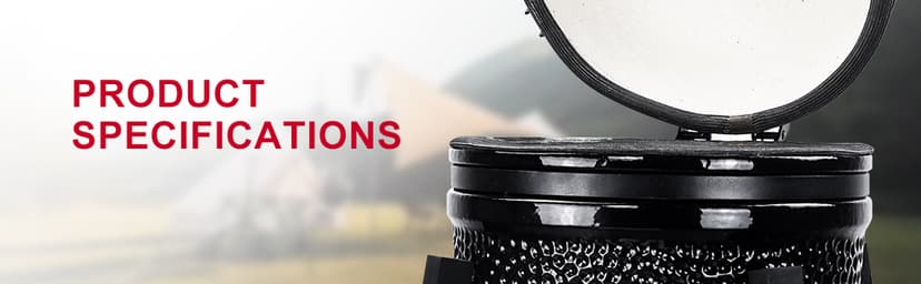 Ceramic Kamado Charcoal BBQ Grill and Smoker, Stainless Steel Grates -15" Ceramic with Tall Stand (GREEN)