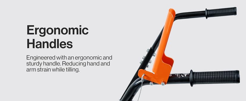 SuperHandy RotoTiller Cultivator 27” Inch Tilling Width 7HP 209cc 4 Stroke Gas Motor 6 Premium Steel Adjustable Forward Rotating Tines for Garden & Lawn, Digging, Weed Removal