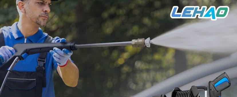 Electric Pressure Washer 5000PSI-Max 3.6GPM Power Washer Touch Screen Adjustable Pressure,4 Nozzles and 500ml Foam Cannon Power Washer Cleaning for Patio