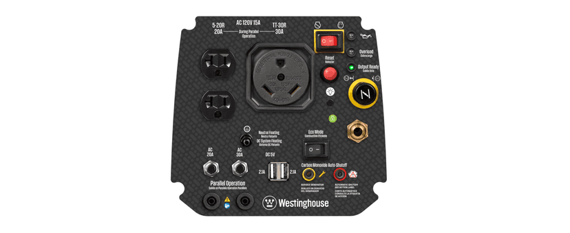 Westinghouse 2550 Peak Watt Super Quiet & Lightweight Portable Inverter Generator, RV Ready 30A Outlet, Gas and Propane Powered, CO Sensor, Parallel Capable, Long Run Time