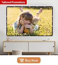 AAJK 150in Projector Screen with Stand,Portable 16:9 4K HD Indoor Outdoor Projection Screen with Wrinkle-Free Design, Ideal for Home Theater and Backyard Cinema – Includes Carry Bag
