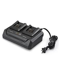 LawnMaster 20VMWGT 24V Max 13-inch Lawn Mower and Grass Trimmer 10-inch Combo with 2x4.0Ah Batteries and Charger