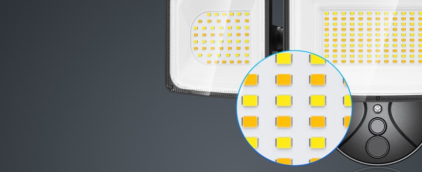 Onforu 100W Smart LED Security Flood Lights Outdoor, 9000LM Brightness Adjustable, WiFi Alexa Flood Light APP Control Tunable 2700K-6500K, Exterior Floodlight with 3 Adjustable Heads for Yard Garage