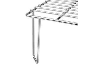 GRISUN Warming Rack for Green Mountain Grill Davy Crockett Pellet Grill, Upper Rack Replacement for GMG-6016, Grill Rack Addition for Doubled Cooking Space (14" x 10" x 3.5")