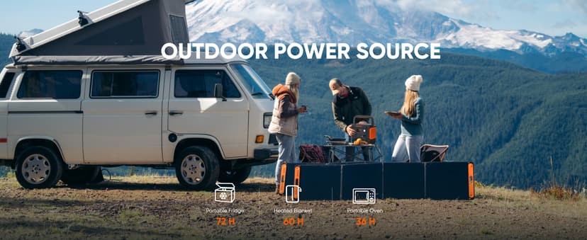 Jackery Solar Generator 2000 v2 with 2x200W Solar Panels, 2042Wh/2200W LiFePo4 Portable Power Station, 20ms UPS Home Backup, USB-C PD 100W Fast Charging for Power Outages, Emergencies, Camping & RVing