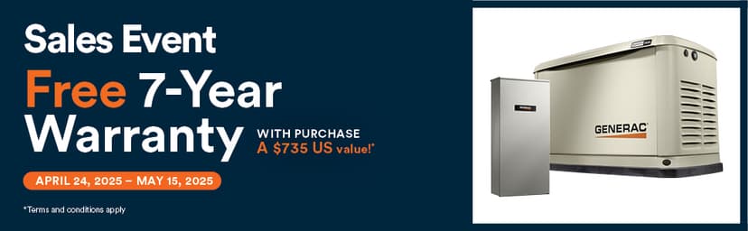 Generac Guardian 22kW Home Standby Generator with 200 Amp Transfer Switch, Durable All Aluminum, WiFi Enabled with G-Force Engine, Easy to Use, Whole House Power Backup, Smart Outage Solution - Bisque