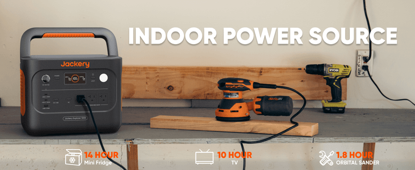 Jackery Explorer 1000 v2 Portable Power Station(2024 New),1070Wh LiFePO4 Battery,1500W AC/100W USB-C Output, 1 Hr Fast Charge, Solar Generator for Outdoor Camping,Emergency, RV, Off-Grid Living