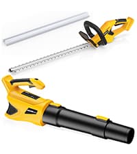 Cordless String Trimmer Compatible with Dewalt 20V Battery, 12-Inch Weed Wacker Cordless, Auto Line Feed, Electric Weed Eater Battery Powered, Grass Trimmer with 2 Replacement Spool