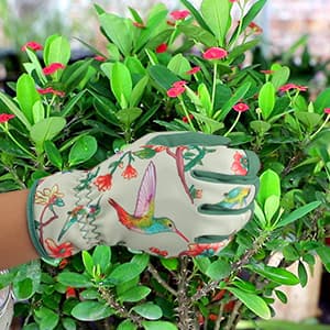 Leather-Gardening-Gloves for Women -Thorn-Proof Work-Gloves for Weeding, Digging, Planting,Pruning Yard garden Gloves
