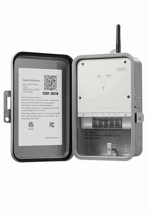 DEWENWILS Pool Pump Timer, Outdoor Smart WiFi Box, Heavy Duty 40A 240VAC 3HP Wireless Controller Timer for Pool, Water Heater, Compatible with Smart Phone, Alexa, Google Assistant, ETL Listed