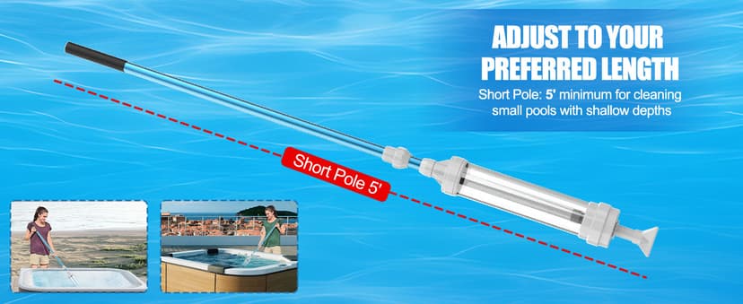 Paradise Power Spa Vac 6250 Compatible Hot Tub Vacuum - Cordless, No Batteries, Sucks Up Rocks, Leaves in Spas, Hot Tubs, Pool Steps