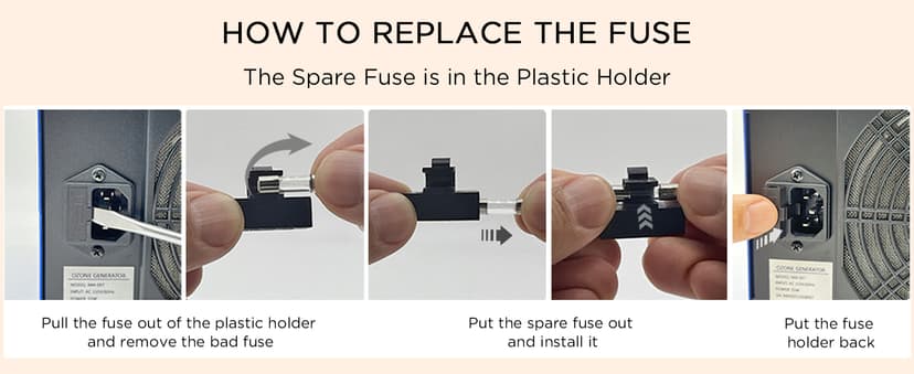 ONAMOR Ozone Generator Odor Eliminator 70000mg, High Capacity Ozone Machine Odor Removal Up to 6000 Sq.Ft, Ionizer Ozonator for Smoke, Car, Basement And Pet Room, Black