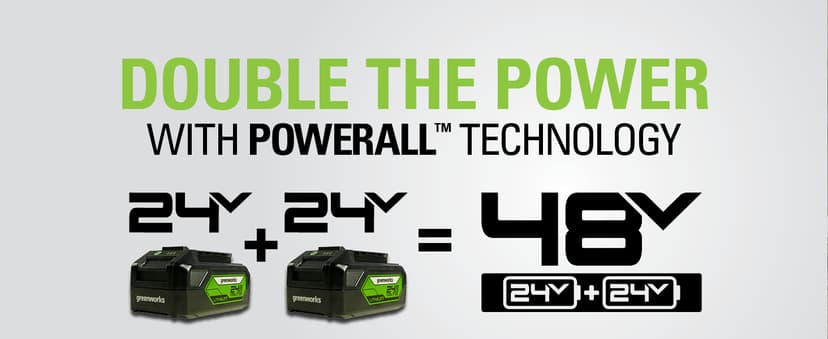 Greenworks 48V (2 x 24V) 20" Brushless Cordless (Push) Lawn Mower (LED Headlight), (2) 4.0Ah Batteries and Dual Port Rapid Charger Included (125+ Compatible Tools)