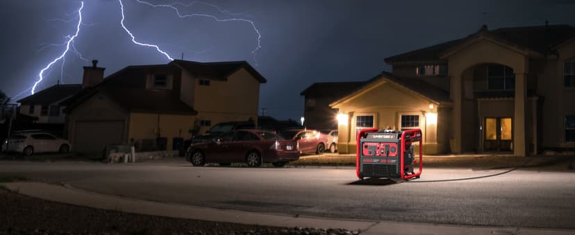 Portable Inverter Generator 4500W Gas Powered, CO-Sensor, Lightweight & Quiet for Home Use and Emergency Backup, Camping, EPA Compliant 2025 Version