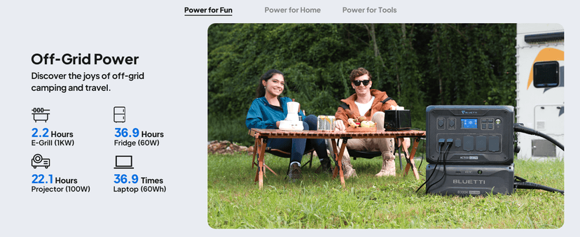 BLUETTI Solar Generator AC500 & B300K Expansion Battery with 2 200W Solar Panels Included (Ships Separately), 2,764.8Wh Portable Power Station w/ 6 5,000W AC Outlets, LFP Power for Home Use