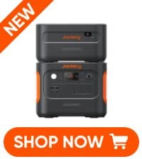 Jackery 1000 Plus Solar Generator Kit - 2528Wh Portable Power Station, 2x100W Solar Panels, 2000W Output - For RV, Camping, Emergencies