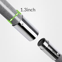 Walensee Pole Saws for Tree Trimming,7.2-27FT Extendable Tree Pruner,Manual Branch Timmer with Blade and Scissors High Branches Pruning Fiberglass Pole Pruner and Cutter Garden Tool with Storage Bag