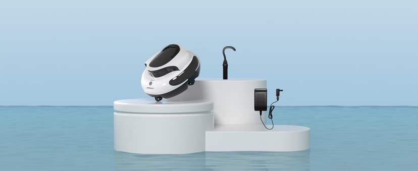 PoolPure Aquaguard SE II 2025 Upgrade Cordless Robotic Pool Cleaner with 120-Min 5000mah Big Battery