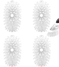 Palm Brush Refills for OXO Good Grips Soap Dispensing Dish Brush - 4 Pack Cleaning Replacement Brush Head for OXO Palm Brush(White)