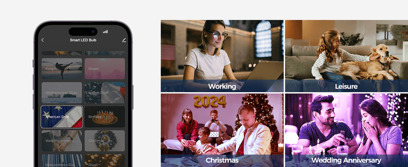 Smart Light Bulbs 75W Equivalent, 1100LM 12W RGBCW BR30 E26 Recessed Flood Light Bulb Compatible with Alexa/Google Assistant/Smart Life, No Hub Required, 2.4G WiFi, ETL Listed, 4PCS