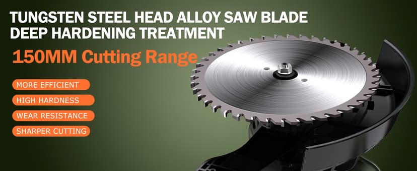 12-Inch Cordless String Trimmer & Edger, (2 x 21V 4.0Ah Electric Brush Cutter Battery Powered), with Auxiliary Bracket, Side Ball, 90° Rotary Head, Telescopic Handle, 3 Cutting Methods(WEG21T)