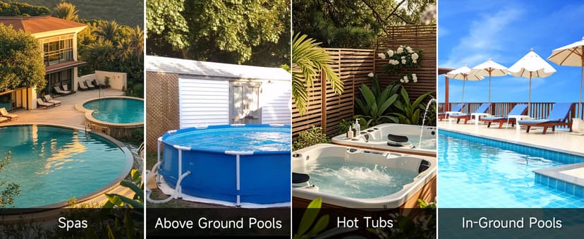 (2025 Upgraded) Cordless Handheld Pool Vacuum, Rechargeable Pool Cleaner with Telescopic Pole and Fine-Sponge, Powerful Suction, Ideal for Above & In-Ground Pools, Spas, Hot Tubs, Yellow