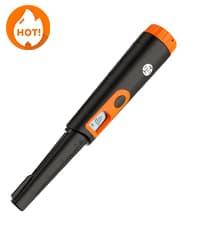 SUNPOW Metal Detector Pinpointer Rechargeable – 800mAh Battery for 15H Use – IP68 Fully Waterproof Handheld Wand – High Sensitivity 360° Detection – Treasure Hunting Tool for Adults & Kids – NXGD02