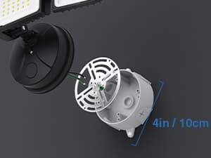 150W Flood Lights Outdoor Waterproof IP65, Exterior LED Floodlights with 3 Adjustable Heads, 15000LM Super Bright Security Lights Fixture, Outside Lights for House, Backyard