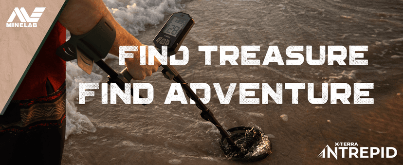 MINELAB X-Terra Intrepid, All-Terrain Professional Pinpointing Metal Detector for Adults with Waterproof Coil, 2 Detect Modes, and Clear Target IDs