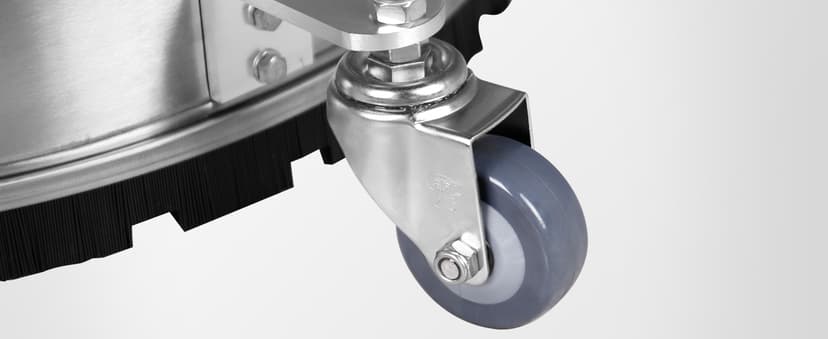 22" Pressure Washer Surface Cleaner with 4 Wheels & Dual Handles & 3 Nozzles, 4500PSI 6GPM Stainless Steel Pressure Washer Attachment for Concrete Driveway Sidewalk Deck Patio, Commercial Grade