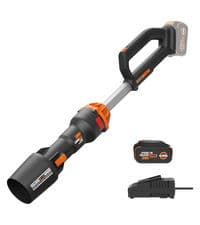 WORX 12 Amp Trivac 3-in-1 Electric Leaf Blower/Mulcher/Vacuum WG509 Metal Impeller for Fine Mulching