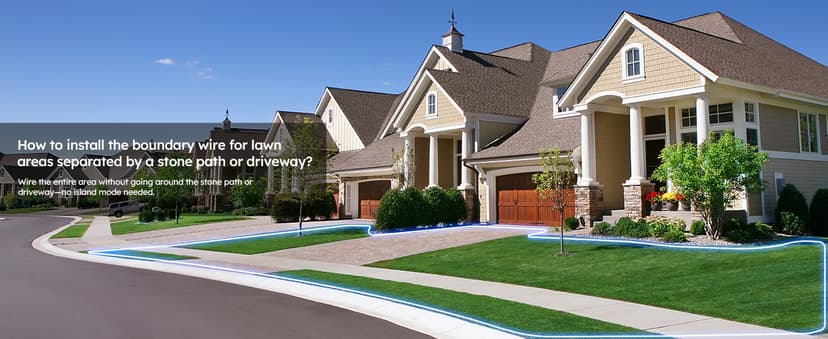 Robot Lawn Mower with Max 180m Stable Boundary Wire - Recommended 550㎡, Max 900㎡, 300% Higher Efficiency of Grid-Shaped Mowing Path, Automatic Robotic Lawn Mower with Auto Mapping & Recharge