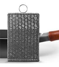 SUBEKYU Dish Brushes with Soap Dispenser, Kitchen Dish Scrubber Brushes with Handle, Dishwashing Cleaning Scrubbers for Dishes/Pans/Pots, Black, 2Pack