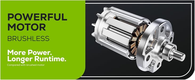 Greenworks 24V 13" Brushless Cordless (Push) Lawn Mower, 4.0Ah Battery and Charger Included