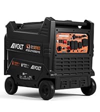 AIVOLT 11250 Wattages Dual Fuel Portable Inverter Generator Super Quiet Gas Propane Powered Remote/Electric Start Outdoor Generator ATS Ready for Home Back Up Food Truck, 50 State Approved