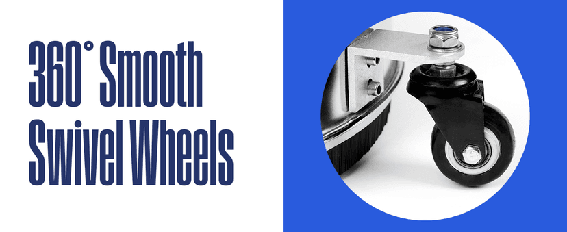 Westinghouse Universal 16.5” Pressure Washer Surface Cleaner Attachment - Stainless Steel - 4400 Max PSI, 1/4” Connector - for Gas and Electric Pressure Washers