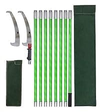 Scalebeard 26FT Pole Saws for Tree Trimming, Lightweight & Sturdy Tree Pruner with Thickened Saw Blade and Scissors for High Branches Trimming, Extendable Tree Trimmer for Pruning Palms and Shrubs