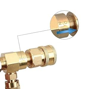 Downstream Injector for Pressure Washer, Power Washer Chemical Injector Kit, Soap Injector, 3/8 Inch Quick Connect, 4000 PSI