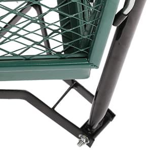 Garden Cart Wagon - 400 lbs Capacity Heavy-Duty Steel Mesh Utility Cart with Removable Sides, All-Terrain Wheels & Pull Handle for Yard, Lawn & Garden Hauler