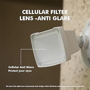 LUTEC 2 Packs 14W LED Flood Light Outdoor, 1300LM 5000K Single-Head Floodlight, Waterproof Exterior Security Fixture Wall Light for House Patio Garden Yard