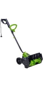 Earthwise SN70016 Electric Corded 12Amp Snow Shovel, 16" Width, 430lbs/Minute