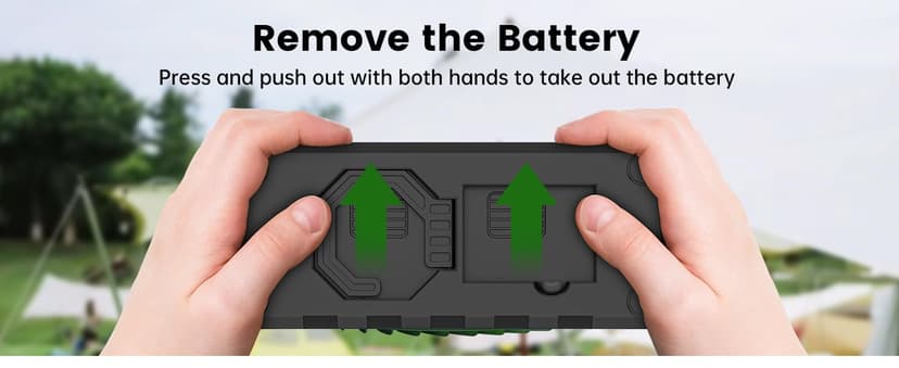 FRIZCOL 3-in-1 Camping Fan - Portable Fans Rechargeable - 24000mAh 9-Inch Battery Powered Fan(140Hrs) with Light & Remote for Indoor, Outdoor, Tent, Travel, BBQ, Fishing, Jobsite - Green