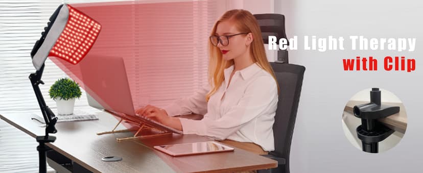 3-in-1 Red Light Therapy for Face and Body, 36W Red Light Therapy Lamp with Stand and Timer, Red Light Therapy Belt with 660nm & Infrared 850nm, for Pain Relief, Improve Sleep, Skin Health